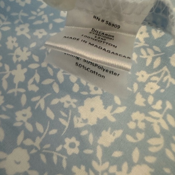 Edgehill Collection Light Blue Floral Dress - Picture 4 of 10